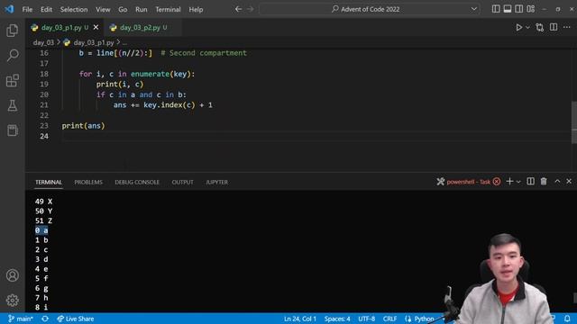 Day 3/25: Rucksack Reorganization | Advent of Code 2022 Explanations смотреть онлайн