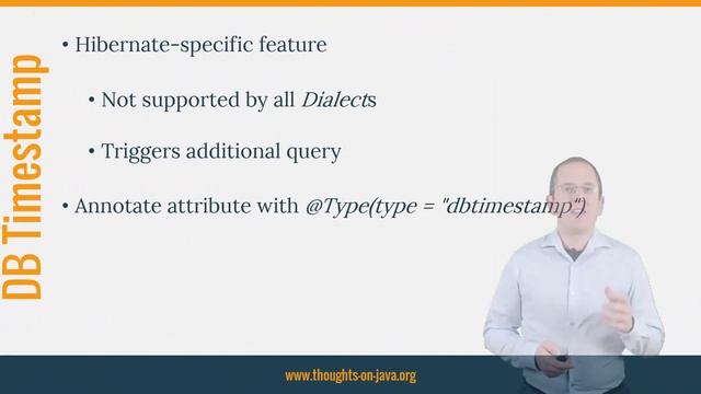 Hibernate Tip: How to use a timestamp for versioning and optimistic locking смотреть онлайн