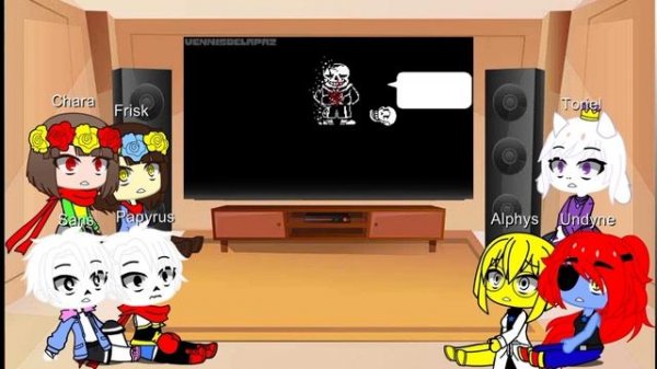 UNDERTALE react to "HELP FROM the void Phase 7" | Some infos in description | Gacha Reaction