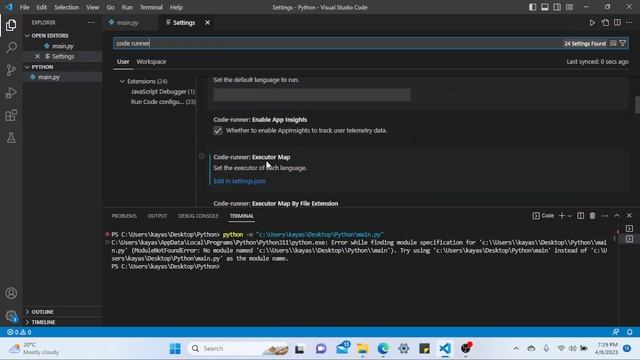 Troubleshooting Python Module Errors | How to Run Your Python Program Using Code Runner on VS Code смотреть онлайн
