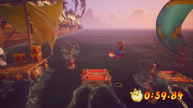 Crash Bandicoot 4 - 106% Walkthrough, Part 74: Hook, Line, And Sinker (Platinum Time Trial) смотреть онлайн