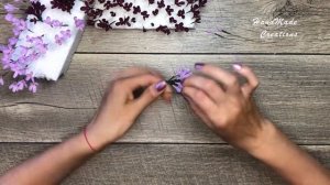 Сирень из гофрированной бумаги//Lilac made of paper//DIY