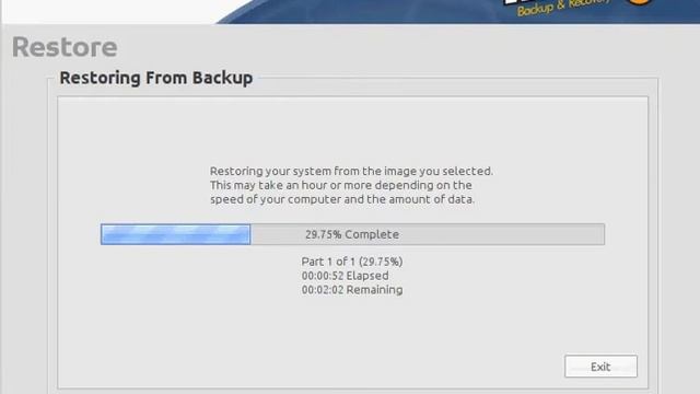 Restore An Image Using Redo Backup & Recovery (Network Share) смотреть онлайн