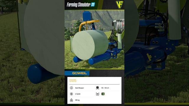 G-1 F125 Baler & G1015 Wrapper Details! FS22 Goweil Pack DLC | Factsheet Friday смотреть онлайн