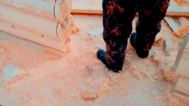 Строительство рубленой бани часть 2 я