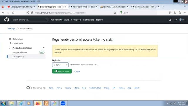 how to upload a github with personal token смотреть онлайн