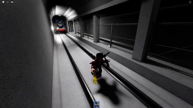 БЕГИ ОТ СТРАШНОГО ПОЕЗДА ТОМАСА МАША НУБЯША В The Tunnel РОБЛОКС ! смотреть онлайн