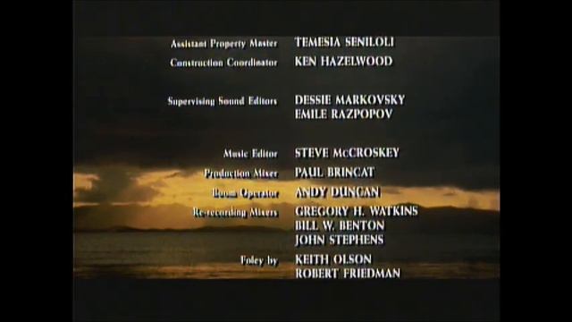 Return To The Blue Lagoon (1991) End Credits (HDNet Movies 2019) смотреть онлайн