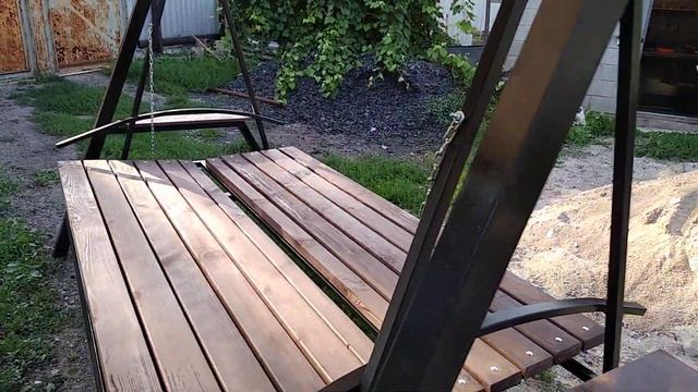 Качели "ТЕХАС" с раскладной лавочкой смотреть онлайн