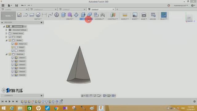 How to model a Football / soccer ball - fusion 360 tutorial смотреть онлайн
