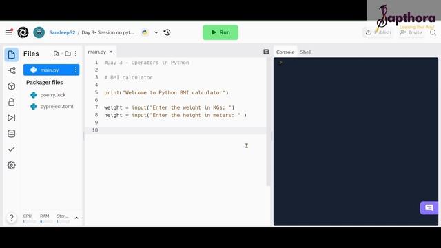 python programming | session 3 | TANA Summer Camp смотреть онлайн