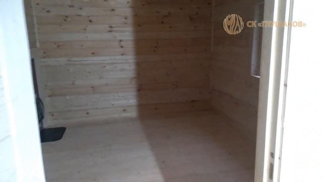 Баня 6 на 6 с террасой из клееного бруса — объект сдан! // СК Глушаков смотреть онлайн