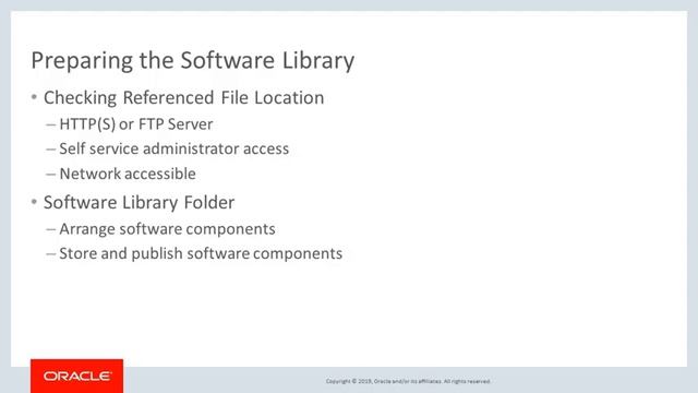 Preparing the Software Library in Oracle Enterprise Manager Cloud Control смотреть онлайн