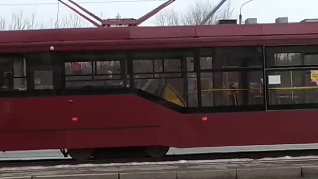 20.03.2019 По дороге в Тат. ВОГ На ул. Зорге стоят трамваи. VID 20190320 120242 смотреть онлайн