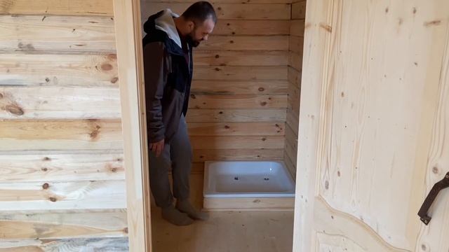 ОБЗОР БАНИ 5*8 с большой верандой под одной крышей | я мечтаю построить и себе что-то подобное смотреть онлайн