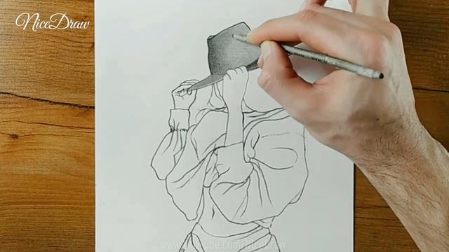 Pencil Drawing For Beginners | How To Draw a Girl with Hat Drawing Tutorial смотреть онлайн