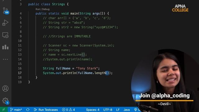 114. String Length | DSA in Java || Alpha Batch 5.0 смотреть онлайн