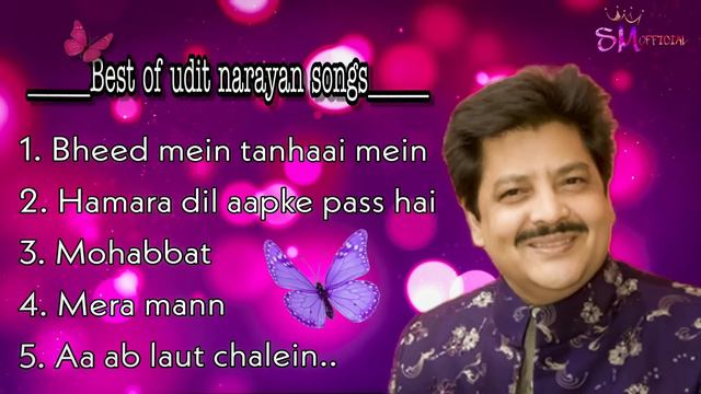 Udit Narayan To 5 Hit Songs || Best Of Udit Narayan || Bollywood Hindi Songs 🥀