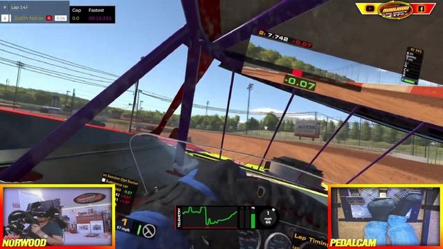 Lincoln Speedway On iRacing Dirt - New Content! смотреть онлайн