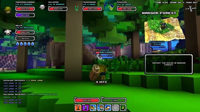 Cube World с Сибирским Леммингом: Эпическая кооперативная схватка с боссом в пустыне. смотреть онлайн