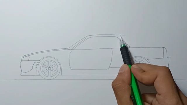 How To Draw A Nissan Skyline GT-R R34 смотреть онлайн