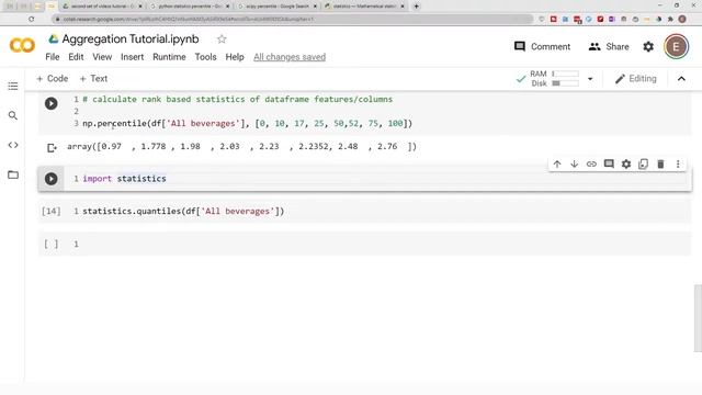 DataFrame Percentile Quartiles using Numpy, Pandas, & Python смотреть онлайн