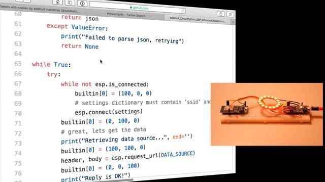 Happy Holidays - LIVE Cheerlight streaming @adafruit @cheerlights #internetofthings #iot #thingspea смотреть онлайн