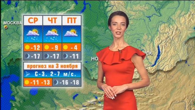 Прогноз погоды на 3 ноября в Новосибирске смотреть онлайн