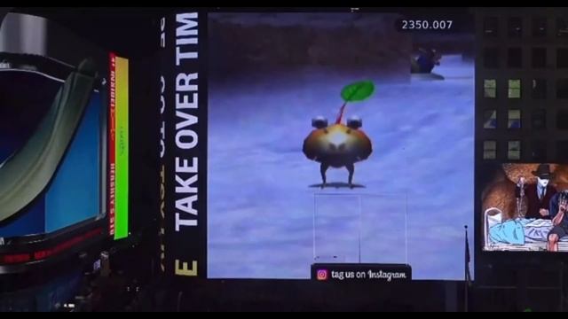 Pikmin Times Square Takeover смотреть онлайн