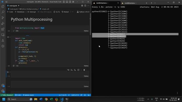 Python Multiprocessing - Pool and ThreadPool смотреть онлайн