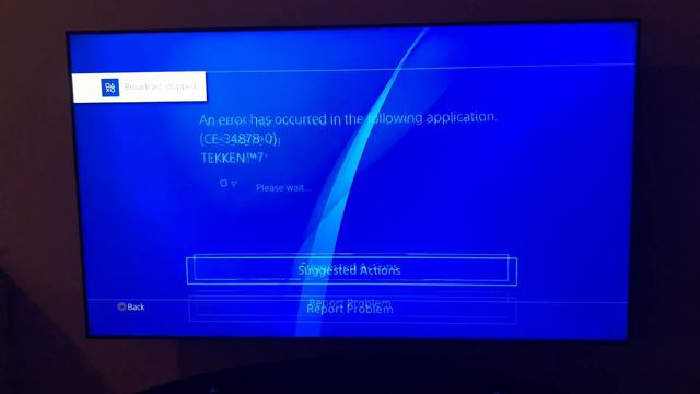 PS4 Error CE-34878-0 смотреть онлайн