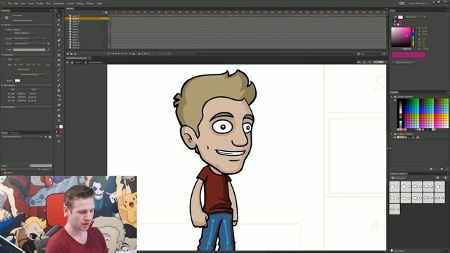 How to make Flexible Character Animation (For Games and More!) - Animate CC Tutorial смотреть онлайн