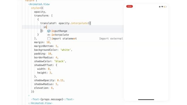 Animated Toast Notification in React Native смотреть онлайн