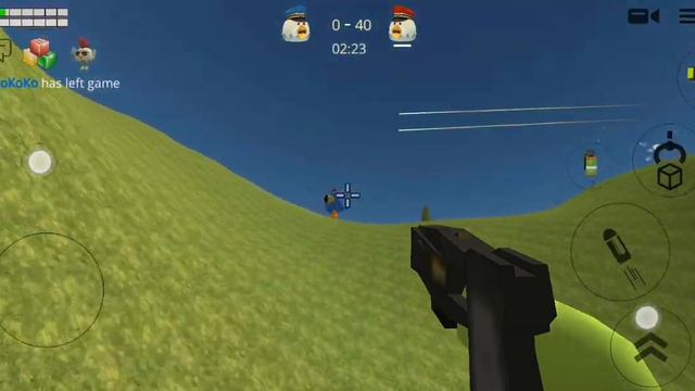 Играю в чикен ган но я жду пока зайдёт кто-то на мой сервер смотреть онлайн