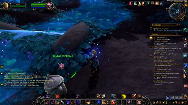 WoW Shadowlands: The Games We Play quest. How to answer the Playful Trickster. смотреть онлайн