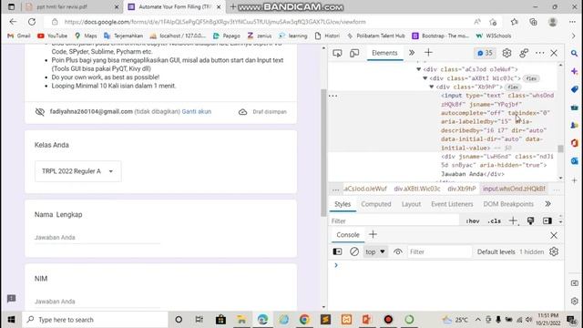 How to automate google form filling with python selenium смотреть онлайн