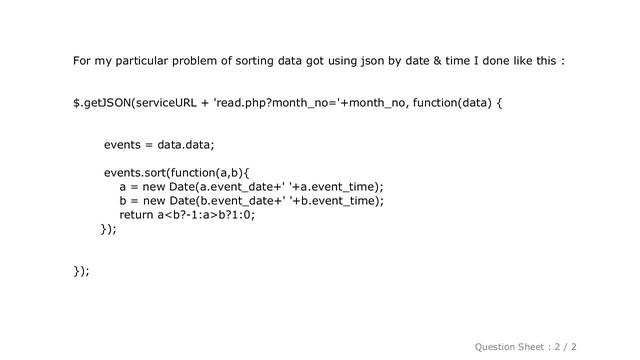 jQuery : Sort string array containing time in format '09:00 AM'? смотреть онлайн