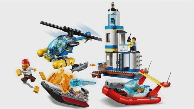 Lego city Seaside Police and Fire mission 60308 смотреть онлайн