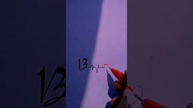 'B' latter Tattoo With Heart beat ❤️ || Comment your name ?#shortvideo #tattooart #ksarts #youtube смотреть онлайн
