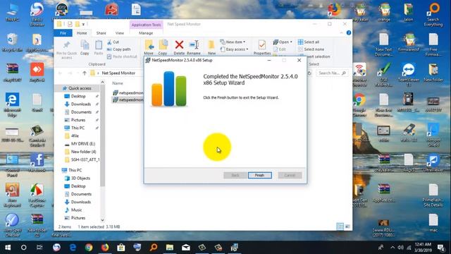 How To Install Net Speed Monitor Windows 10 32Bit/64Bit смотреть онлайн