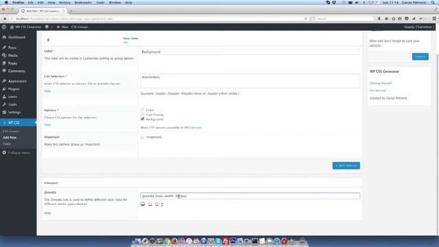 Responsive - WP CSS Generator смотреть онлайн