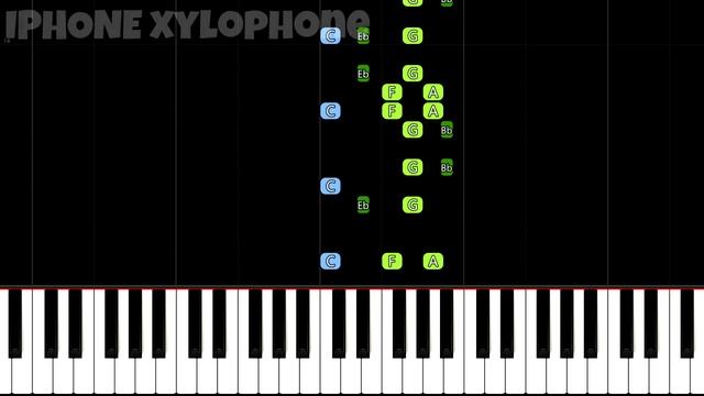 iPhone Ringtones [Easy Piano Tutorial] смотреть онлайн