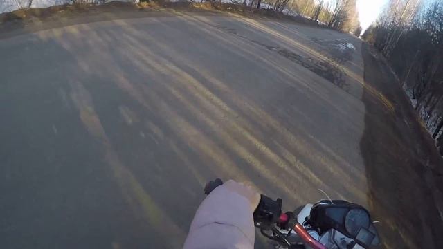 Встретил ДПС // Учу девушку ездить на мотоцикле // Покатушки на Stels Flex 250 смотреть онлайн