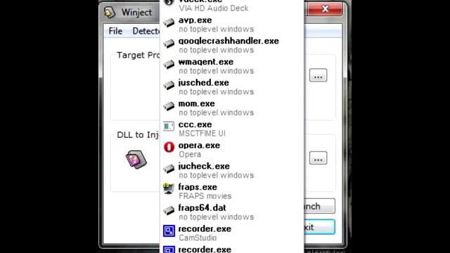 Как пользоваться Winject.exe | CodFront.Ru