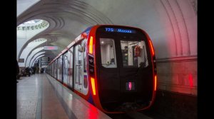 Первый состав 81-775 «Москва 2020» на Замоскворецкой линии (04.10.2023)