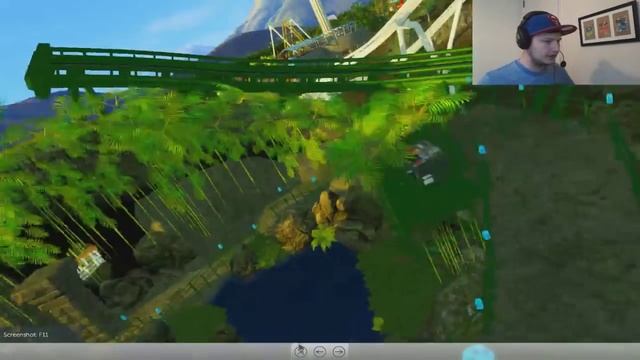 Roller Coaster Tycoon World New Typhoon Ride Mini Update! смотреть онлайн