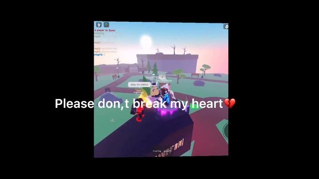 Please don,t break my heart/ my friend is leaving roblox :( смотреть онлайн