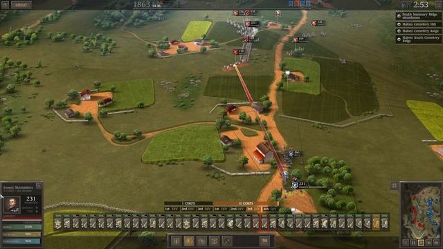 Ultimate General Civil War Union #41 Gettysburg Teil3 смотреть онлайн