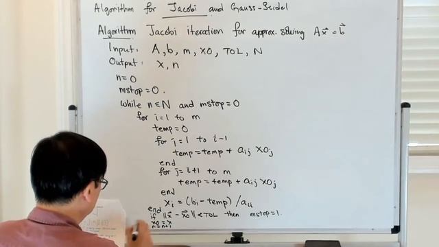 Algorithm for Jacobi and Gauss-Seidel iterations смотреть онлайн