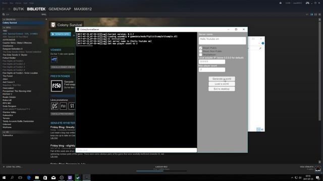 How to start a multiplayer server (Colony Survival) смотреть онлайн